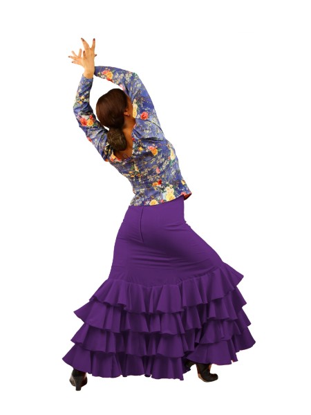 Flamenco Skirt - Purple - Ruffles - ALEGRIA 08