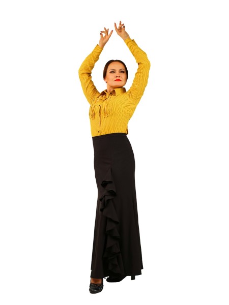 Flamenco Skirt - Black - Classic - SIGUIRIYA 01