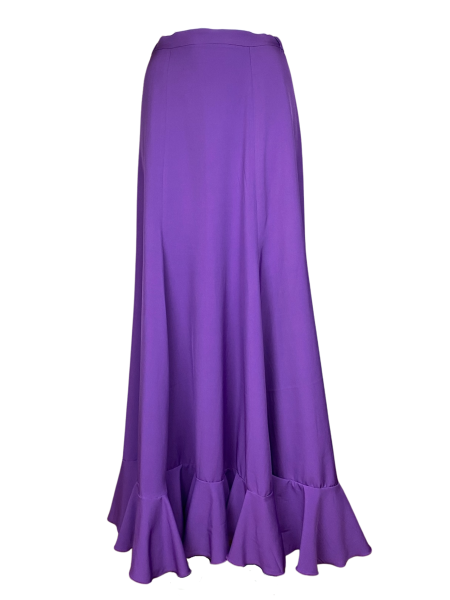 Purple Flamenco Skirt CANTIÑA